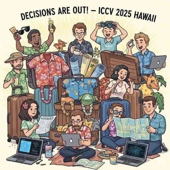 ICCV 2025放榜！录取率24%，夏威夷门票你抢到了吗？